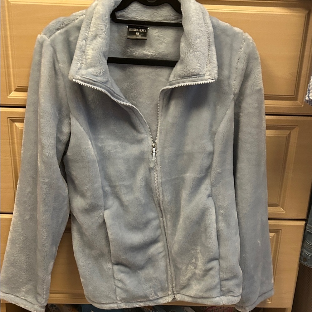 32 Degrees Soft Blue Teddy Jacket